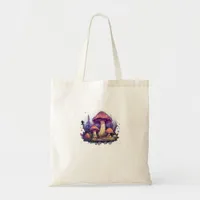 Whimsigoth Mushrooms And Crystals Classic Tote Bag