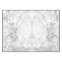 Simple White and Grey Marble | Small  Tablecloth