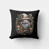 Enchanting Witch Whimsigoth & Mystical Art For Lap Throw Pillow
