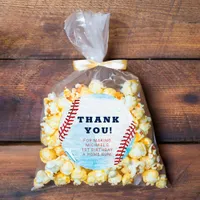 Baseball Birthday Party Thank You Favor Sticker