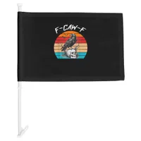 Halloween F-Caw-F Bird F-Caw-F Crow Women Men Vint Car Flag