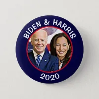 Biden and Harris 2020 US Election Rally Button