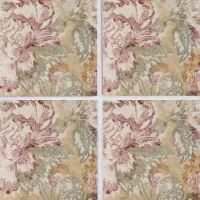 Elegance Unleashed: Vintage Floral Ceramic Tile