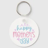 Personalized Photo Happy Mother's Day Keychain