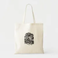 Cottagecore Aesthetic Frog Mushroom Goblincore Art Tote Bag