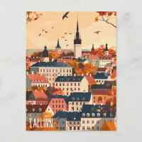 Travel to Tallinn Postcard