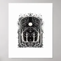 Goblincore Fantasy Gate To  Classic Poster