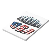 Alabama Picture and USA Flag Font Notepad