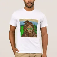 Retro Bigfoot | Vintage Colors Sasquatch Pop Art T-Shirt