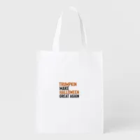 Halloween Trumpkin – Make Halloween Great Again Fu Grocery Bag