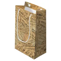 Pieces of Vintage Music ID389 Small Gift Bag