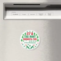 It’s the Most Wonderful Time Personalized Holiday Magnet