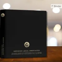 Custom Portfolio Binder for Law Firm