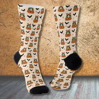 Cute Pumpkin Cherry Halloween Socks