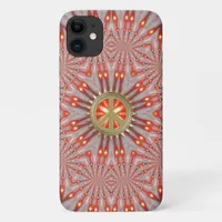 Inner Peace Fire Energy Mandala iPhone 11 Case