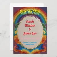 Rainbow Wedding Invitation