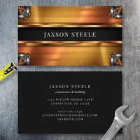 Gold and Copper Industrial  Business Card