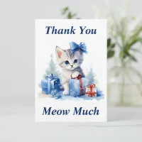 Kitty Thank You Card