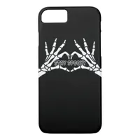 Skeleton Heart And Hands Classic Design  iPhone 8/7 Case