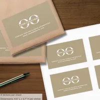 Business Labels with Custom Logo