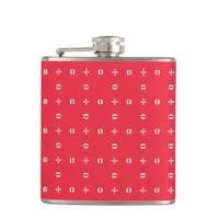 Christmas Holiday Charm Pattern 09 -  Flask