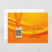 Yellow Name Tag Fair Postcard