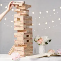 Blossoming Romance - Bridal Shower  Topple Tower