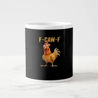 F-Caw-F-Chicken Essential Creative Casual Giant Coffee Mug