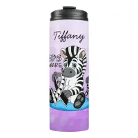 EDS Awareness Ribbon and Zebra Thermal Tumbler