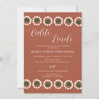 Cielito Lindo Mexican Barro Boho Baby Shower Invitation