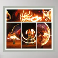 Fire Dancers Poster