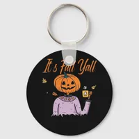 It’s Fall Y’all Funny Minimal Style Keychain