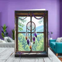 Dreamcatcher in Window | Happy Birthday Card