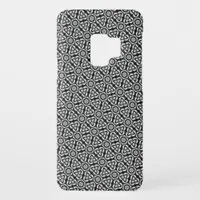 Black Silver Geometry Samsung Galaxy S3 Case