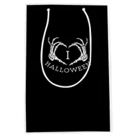 Halloween Skeleton Heart Fall Medium Gift Bag