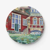 Sweden - landscape paper plates