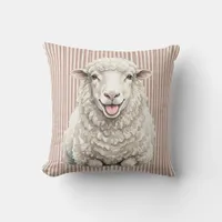 Merino Sheep Farm Pillow