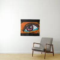 Graffiti Pop Art Women's  Eye Tapestry
