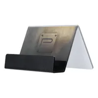 Rough Metal Plate Tarnished ID327 Desk Business Card Holder