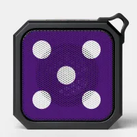 Purple Dice Dots Bluetooth Speaker