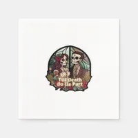Valentines Till Death Do Us Part Classic Napkins