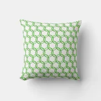 Pillow - Interlocking Green Rings