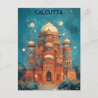 Travel to Calcutta India Postcard