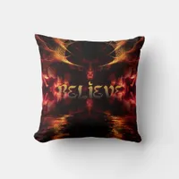 Gothic Dark Art Believe Jumbo Cushion Pillow