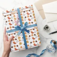 Personalized Fall Wrapping Paper