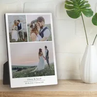 Minimalist 3 Pictures Wedding Photo Frame