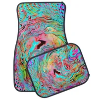 Tranquility Abstract Fluid Art    Car Floor Mat