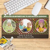 Create Your Own Mother's Day Gardening Multi Photo Desk Mat