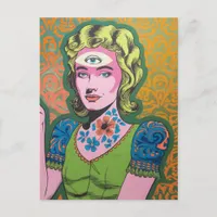 Lady with a Third Eye Postcard