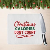 Christmas funny quote diet cutting board